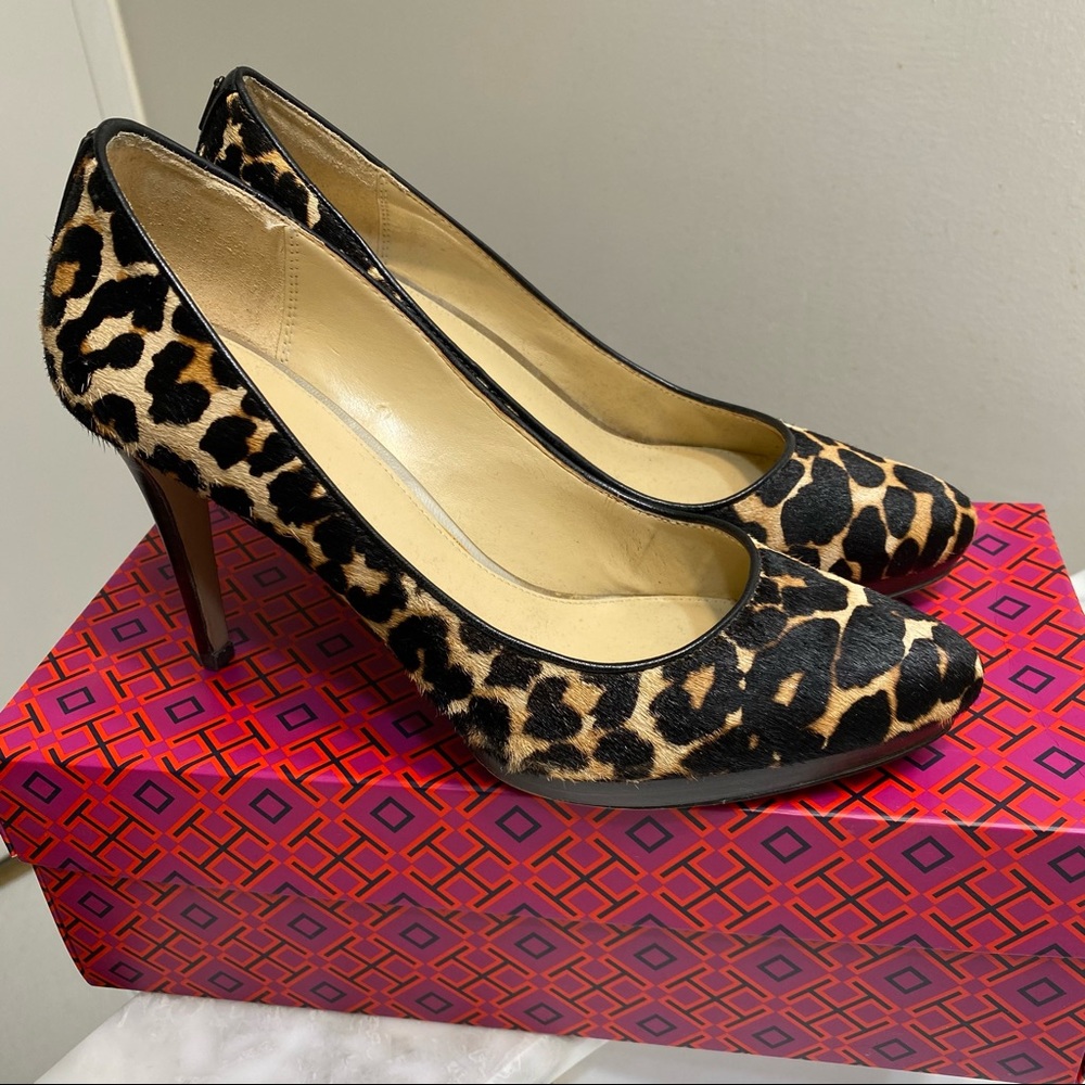 Coach animal print high heel
